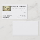 Business Cards für klassische Marmorlogos Visitenkarte (Vorne/Hinten)
