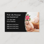 Business Cards für klassische Massagetherapie Visitenkarte (Vorderseite)