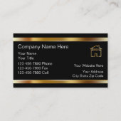 Business Cards für klassische Real Anwesen Visitenkarte (Vorderseite)