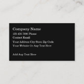 Business Cards für klassische SicherheitsFingerabd Visitenkarte (Rückseite)