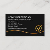 Business Cards für klassische Zuhause Inspection Visitenkarte (Vorderseite)
