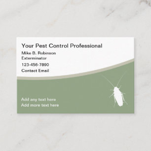 Business Cards für Kontrolle-Exterminator Visitenkarte