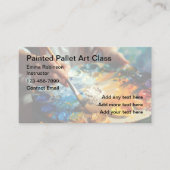 Business Cards für künstlerisch Art Class-Instrukt Visitenkarte (Vorderseite)