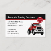 Business Cards für LKW-Anhänger Visitenkarte (Vorderseite)