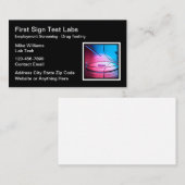 Business Cards für Mediziner - Labrador-Screening Visitenkarte (Vorne/Hinten)