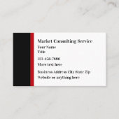 Business Cards für moderne Consulting Services Visitenkarte (Vorderseite)