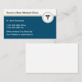 Business Cards für moderne Medizinärzte Visitenkarte (Vorne/Hinten)