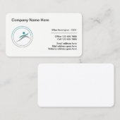 Business Cards für moderne Wellness-Care-Logos Visitenkarte (Vorne/Hinten)