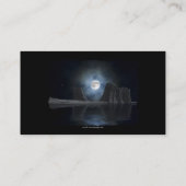 Business Cards für Moon & Beach Visitenkarte (Rückseite)