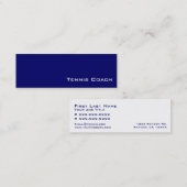 Business Cards für Navy-Tennis Mini Visitenkarte (Vorne/Hinten)