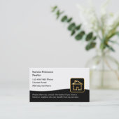 Business Cards für Real Anwesen Visitenkarte (Stehend Vorderseite)