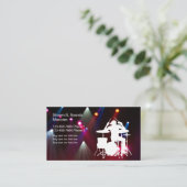 Business Cards für Rock Music Band Visitenkarte (Stehend Vorderseite)