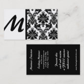 Business Cards für Schwarz und Weiß Visitenkarte (Vorne/Hinten)