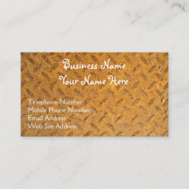 Business Cards für Stahlmessstreifen mit Metalleff Visitenkarte