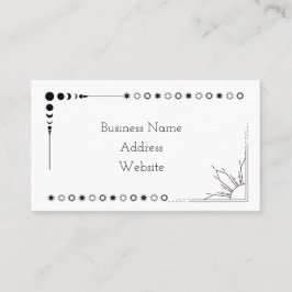 Business Cards für Sun und Mond Visitenkarte