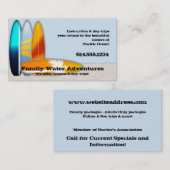 Business Cards für Surfbretter Visitenkarte (Vorne/Hinten)