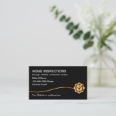 Business Cards für Zuhause Inspection Services Visitenkarte (Stehend Vorderseite)