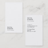 Business Cards im Minimalistischen Stil Visitenkarte (Vorne/Hinten)