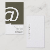 @ Business Cards Visitenkarte (Vorne/Hinten)