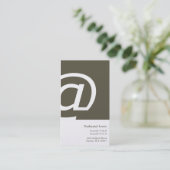 @ Business Cards Visitenkarte (Stehend Vorderseite)