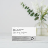 Business Cards von Classy Dentist Visitenkarte (Stehend Vorderseite)