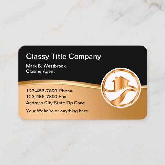 Business Cards von Classy Real Anwesen Visitenkarte (Vorderseite)