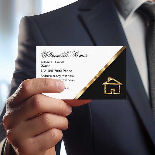 Business Cards von Classy Zuhause Builder Visitenkarte