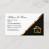 Business Cards von Classy Zuhause Builder Visitenkarte (Vorderseite)