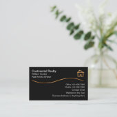 Business Cards von Classy Zuhause Real Anwesen Ser Visitenkarte (Stehend Vorderseite)