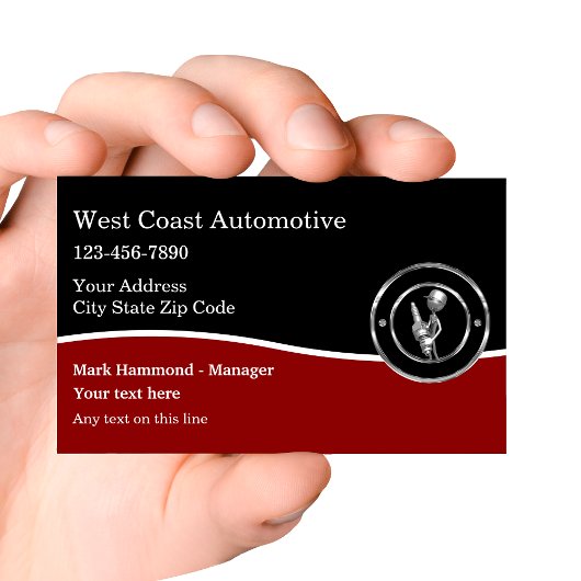 Business Cards von Klasse Automotive Services Visitenkarte