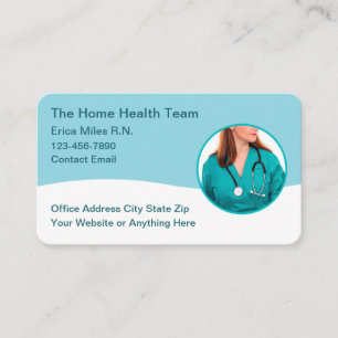 Business Cards von Zuhause Health Nurines Services Visitenkarte