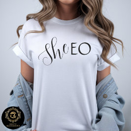 Business Casual Graphic Tee - She CEO