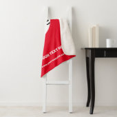 Business Chic individuell anpassbarer Vivid Red Mi Sherpadecke (Beispiel)