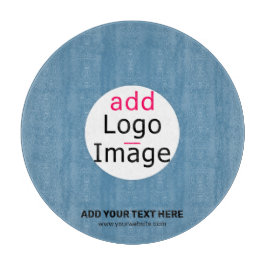 Business Chic Promo Anpassbare Dusty Blue Schneidebrett