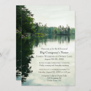 Business Church Familienurlaub Wochenende am See Einladung