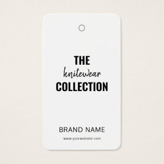Business Clothing Moderne Hang Tag