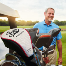 Business Club für Logos aus weißem Leder