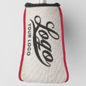 Business Club für Logos aus weißem Leder Golf Headcover (Rotieren 90)