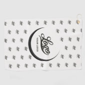 Business Club für Logos von Unternehmen in weißem  Golfhandtuch (Horizontal)