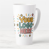 Business, Company, Advertising Your Logo Here Milchtasse (Rechte Ecke)