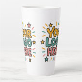 Business, Company, Advertising Your Logo Here Milchtasse (Vorderseite)