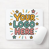 Business, Company, Advertising Your Logo Here Mousepad (Mit Mouse)