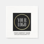 Business Company Event-Party | LOGO hinzufügen Serviette (Vorderseite)