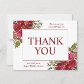 Business Company Weihnachten Weihnachten Vielen Da Dankeskarte (Vorderseite)