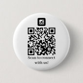 Business Connect mit uns QR-Code Button (Vorderseite)