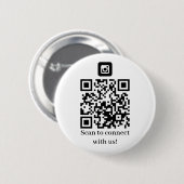 Business Connect mit uns QR-Code Button (Vorne & Hinten)