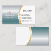 Business Consultant modern mit Logo-Vorlage Visitenkarte (Vorne/Hinten)