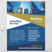 Business Consulting Corporate Flyer Template (Vorne)
