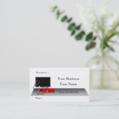 Business Crad für Computertechniker Visitenkarte (Stehend Vorderseite)