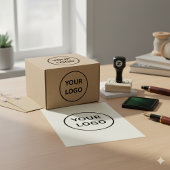 Business Custom Branded Logo Rubber Stamp Gummistempel